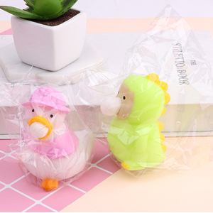 ของเล่นบีบคลายเครียดรูปสัตว์ตลกๆ เป่าฟองสบู่ บรรเทาความเครียด - Product Image 4