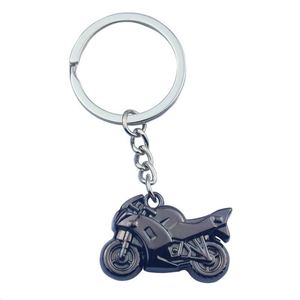 Creative <b>Personality</b> Stereo Simulation Heavy Motorcycle Metal <b>Key</b> <b>Ring</b> Men's Car Keychain Gift - Product Image 3