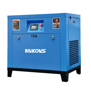 Compressori a vite industriali con compressore d'aria personalizzato di colore blu