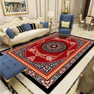 Karpet Pola Afghan Burgundy, Karpet Dapat Dicuci, Karpet Etnik Bohemian Turki - Product Image 5