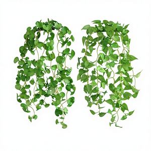 Plantas Verdes Artificiales, Bonsái Colgante de Pared, Decoración para Sala de Estar, Balcón, Paisajismo, Decoración de Pared, Gracias por Tu Compra - Product Image 1