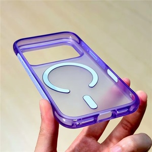 เคสโทรศัพท์แม่เหล็กแบบด้านคุณภาพสูงสำหรับ iPhone 18 17 Pro Max พร้อมปุ่มสัมผัส AI ป้องกันการกระแทกทั้งสี่มุม - Product Image 5