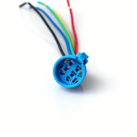 Connecteur Prise Interrupteurs à Bouton Poussoir Métalliques 19mm 1NO1NC Laiton 24V 3A Tête de Terminal à Broches pour Contrôle Industriel HAOBO