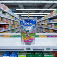 Sachets en plastique personnalisés pour boissons liquides avec paille, pour machine de remplissage de jus en aluminium, pochettes verticales à bec verseur