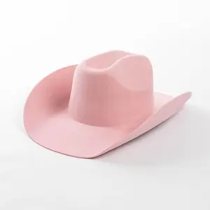 Manufacturer 100 wool luxury australian old school cheap bulk western vintage cowgirl cowboy cow boy western hat