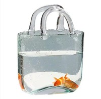 Vente chaude Vases En Verre Nouvelle Créativité Soufflé Panier Style Vases En Verre Décoratifs pour La Maison Table À Manger