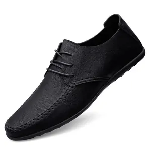 Zapatos de moda para hombre, calzado pequeño de cuero, para ocio al aire libre, 38 a 47, venta al por mayor, gran oferta