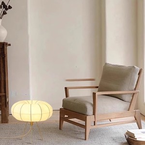 Lustre de style japonais Wabi Sabi, ovale, en tissu blanc, luminaire suspendu E27 LED pour chambre à coucher, salon, bureau, maison d'hôtes - Product Image 4