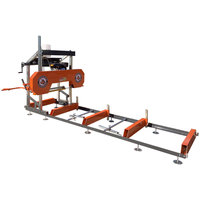 Scierie portative à essence RIMA RS31G 15HP, diamètre de coupe de 31 pouces, machine à découper le bois à bande horizontale pour l'exploitation forestière et agricole
