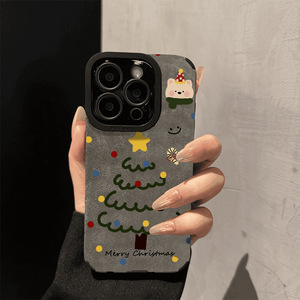 <span class=keywords><strong>Cover</strong></span> Creativa per <span class=keywords><strong>iPhone</strong></span> 15 Pro 16 Pro Max per Telefono Apple Custodia per <span class=keywords><strong>iPhone</strong></span> 14 Albero di Natale in <span class=keywords><strong>Pelle</strong></span> Artificiale TPU <span class=keywords><strong>Cover</strong></span> per Cellulare 12 17 - Product Image 2