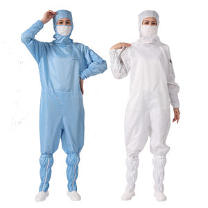 洗濯可能な<span class=keywords><strong>ESD</strong></span>オーバーオールダストフリー静電防止クリーンルームジャンプスーツカバーカバー付き帯電防止衣服用クリーンルーム業界およびラボ用 - Product Image 4