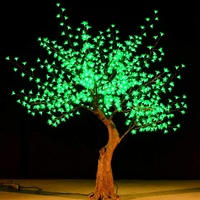 6,5 Fuß Neutralweiße IP65 LED-Kirschblütenbaum-Beleuchtung, Wasserdichte Außendekoration für Weihnachten, Garten, Hochzeit und Feiertage