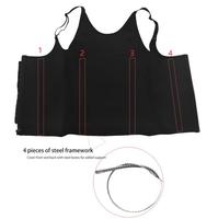 Débardeur de sudation thermo amincissant pour femme, gilet de sauna, corset de maintien de la taille, idéal pour le fitness et l'entraînement, avec fermeture éclair