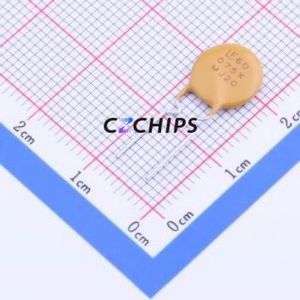 60R075XU Resettable Fuse Through hole Component (THT),P=5.08mm Fuse 60V 40A 750mA 1.5A - Product Image 1