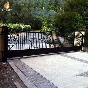 Wrought Iron <strong>Gate</strong> Design Cheap <strong>Garden</strong> <strong>Arch</strong> Wrought Iron <strong>Gates</strong> French Doors - Product Image 3