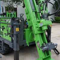 Foreuse géologique mobile à moteur diesel 380V avec pompe à engrenages – Économie d'énergie, diamètre de forage 300 mm