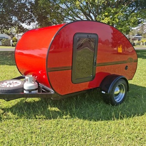 Caravane légère, camping-car, motorhome, excellente isolation thermique, mini caravane en forme de larme avec salle de bain - Product Image 4