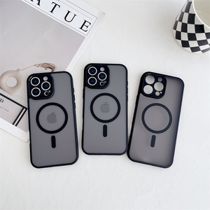 Coque de téléphone magnétique sans fil antichoc Lichicase pour iPhone 18 18 <span class=keywords><strong>Pro</strong></span> 18 <span class=keywords><strong>Pro</strong></span> Max, coque de téléphone translucide mate - Product Image 2