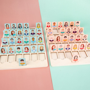 เกมปริศนาของเล่นไม้สำหรับผู้ปกครองและเด็กมาใหม่ตัวละครเกมกระดานไม้เกมปริศนาของเล่นที่สร้างแรงบันดาลใจ - Product Image 6