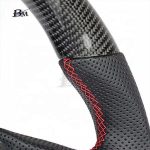 Volant sport personnalisé en fibre de carbone Offre Spéciale 350mm pour 2019-2024 pour <span class=keywords><strong>Toyota</strong></span> <span class=keywords><strong>Supra</strong></span> BM fabriqué sur mesure avec du matériel PU - Product Image 2