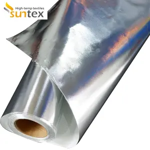 Fire Resistant Aluminum Foil Fiberglass Cloth For Roof