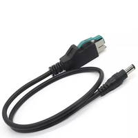 Câble d'alimentation USB DC 12V, alimentation USB vers prise mâle DC 5.5x2.1mm, 24V, 12V