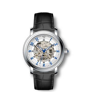 <span class=keywords><strong>Orologio</strong></span> da Polso con Movimento Meccanico <span class=keywords><strong>Automatico</strong></span> SEIKO Giappone di Alta Gamma in Acciaio Inossidabile per Uomo Analogico Rotondo con <span class=keywords><strong>Cinturino</strong></span> in Vera <span class=keywords><strong>Pelle</strong></span> - Product Image 1