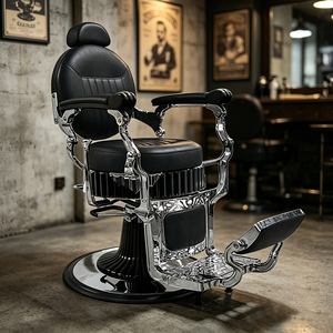 Chaise de <span class=keywords><strong>coiffeur</strong></span>, mobilier de salon, chaise de salon pour hommes, mobilier de salon à prix réduit, Silla De Barbero Para BX-2958 - Product Image 3