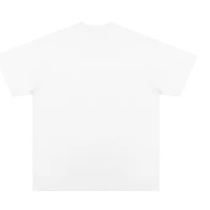 Camiseta de Cuello Redondo Extra Grande para Hombre, Color Blanco Clásico, 95% Algodón, 5% Elastano, de Alta Calidad, en Oferta - Product Image 4