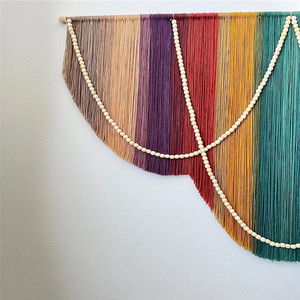 Nuovo Macramè Personalizzato 2022 Sopra il Letto, Decorazione Boho Western, Decorazione Casa, Macramè Arcobaleno W1297 - Product Image 3