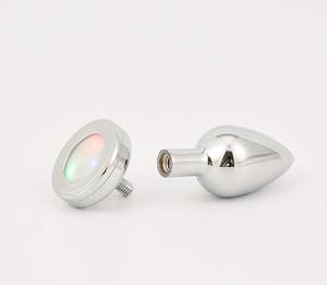Tapón Anal <span class=keywords><strong>de</strong></span> Metal con Luz Intermitente <span class=keywords><strong>de</strong></span> Colores Cambiantes, Juguetes Sexuales para Mujeres, Hombres y <span class=keywords><strong>Parejas</strong></span> - Product Image 3