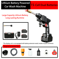 Pistol Semprot Taman Listrik Tanpa Kabel Baterai Lithium-ion Profesional 1800W 870 PSI Tekanan Tinggi Dapat Diisi Ulang Portabel Untuk Penggunaan Rumah Tangga Selang 5m