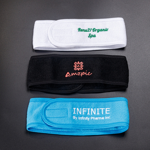 HB1214A Bandeaux Éponge Personnalisés pour Logo, <span class=keywords><strong>Bandeau</strong></span> de Maquillage Facial Lavage de <span class=keywords><strong>Visage</strong></span> <span class=keywords><strong>Soin</strong></span> de la Peau, <span class=keywords><strong>Bandeau</strong></span> de Spa pour Salon de Beauté pour Filles - Product Image 4