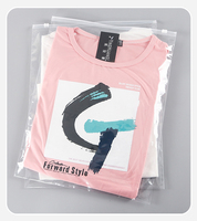 Sacs d'emballage transparents jetables à fermeture éclair en PE avec impression de logo personnalisée