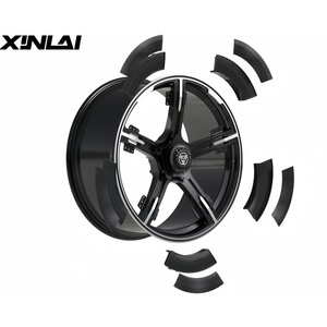 XINLAI Jantes personnalisées concaves profondes de 17 à 22 pouces 1 pièce T6061 moyeu de roues en alliage d'aluminium forgé pour Mercedes G63 <span class=keywords><strong>GT</strong></span> <span class=keywords><strong>AMG</strong></span> G500 W464 W463 - Product Image 5
