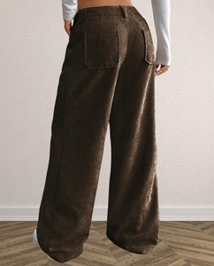 Pantaloni in <span class=keywords><strong>Velluto</strong></span> <span class=keywords><strong>a</strong></span> <span class=keywords><strong>Coste</strong></span> da <span class=keywords><strong>Donna</strong></span>, Nuovi per l'Autunno, Casual e alla Moda, Vestibilità Slim - Product Image 6