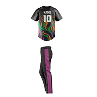 Kit d'équipe de baseball personnalisé unique, maillot et pantalon, uniforme sportif personnalisé, vente en gros