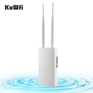 Rapid DeliveryKuWFi 1200mbps Poe <strong>Power</strong> 2*5dBi Wifi Antenna Rj45 <strong>Wireless</strong> Ap11ac Dual Band Outdoor <strong>Access</strong> <strong>Point</strong> for Yard - Product Image 1