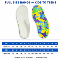 Semelles orthopédiques respirantes en daim pour enfants, absorption des chocs, confort sportif, soulagement des douleurs aux pieds pour les enfants actifs