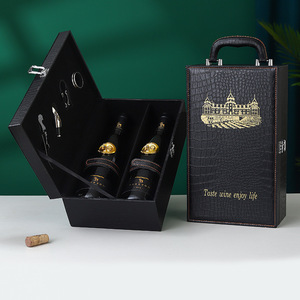 Embalaje personalizado de alta gama para vino, Brandy, Alcohol, con mango superior, regalo - Product Image 6