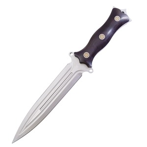 Tùy chỉnh thép không gỉ cố định Blade Tactical Survival <span class=keywords><strong>Knife</strong></span> với gỗ mun hoặc G10 xử lý công nghiệp EDC DIY OEM sản phẩm - Product Image 2