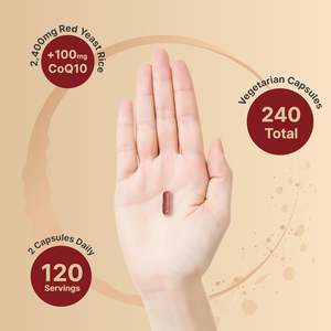 Integratore di CoQ10 con <span class=keywords><strong>Carnitina</strong></span> <span class=keywords><strong>e</strong></span> Riso Rosso in Capsule Professionali, Fornitura Diretta del Produttore OEM ODM - Product Image 2