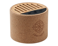 Mini haut-parleur portable sans fil personnalisé en bambou naturel FOCUS offre spéciale cadeau d'affaires promotionnel écologique