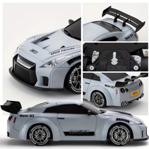 Mini Coche de Carreras RC de Metal, Escala 1:24, Control Remoto de 2.4G, Coche Eléctrico con Cable USB para Niños, Distancia de Control de 50m, Listo para Usar - Product Image 3