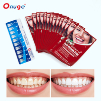 Cinta blanqueadora bucal personalizada, tiras blanqueadoras de aceite de coco de 6 Hp % para blanquear los dientes, producto de salud personalizable