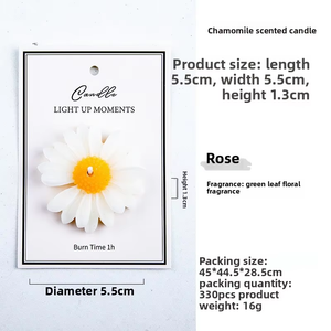 Candele di Soia Profumate alla Margherita, Decorazione Casa di Lusso Bestseller per Natale, Capodanno, San Valentino, Festa della Mamma - Product Image 6