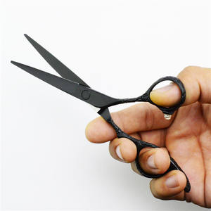 Ciseaux à broder avec manche en fleur de prunier, acier inoxydable, 7 pouces, tête droite, pour usage esthétique - Product Image 3