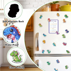 Nuevo 2026, Papel Decorativo Personalizado, Reutilizable, Ecológico, con Diseño de Hadas, Promocional, para Refrigerador, con Forma Personalizada, Diseño Art Deco, Certificado EN71 - Product Image 3