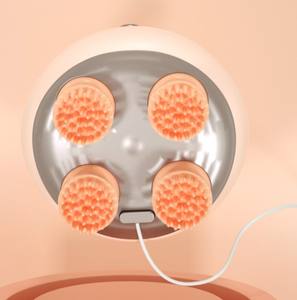 Venta caliente de mano y masajeador de cabeza impermeable 360 grados puntas giratorias Mini piel Linda relajación forma de gato masajeador de mascotas - Product Image 4