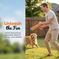 Lanceur de balles de tennis élastique et durable pour chien, motif dessin animé, pour Border Collie et Labrador - Jouet interactif à mâcher pour l'entraînement physique quotidien